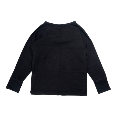 Papu bow shirt, black | 110/116cm
