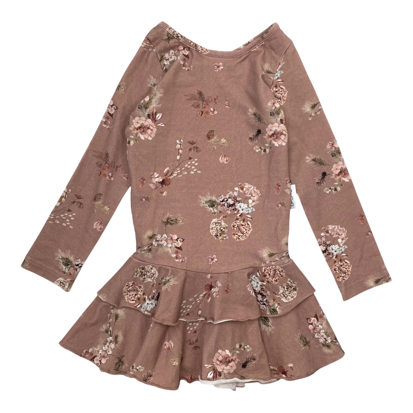 Gugguu frilla dress, flower | 80cm