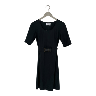 R/H studio belted dress, black | woman S