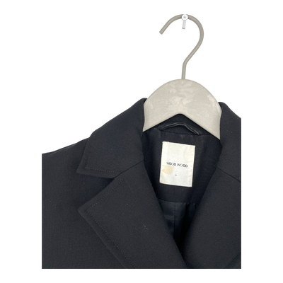 Woodwood long vest, black | woman 36