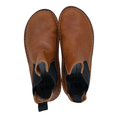 VIBAe Helsinki leather boots, cognac brown | 43