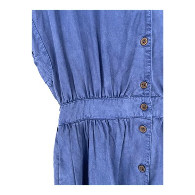 Twothirds button dress, royal blue | woman S