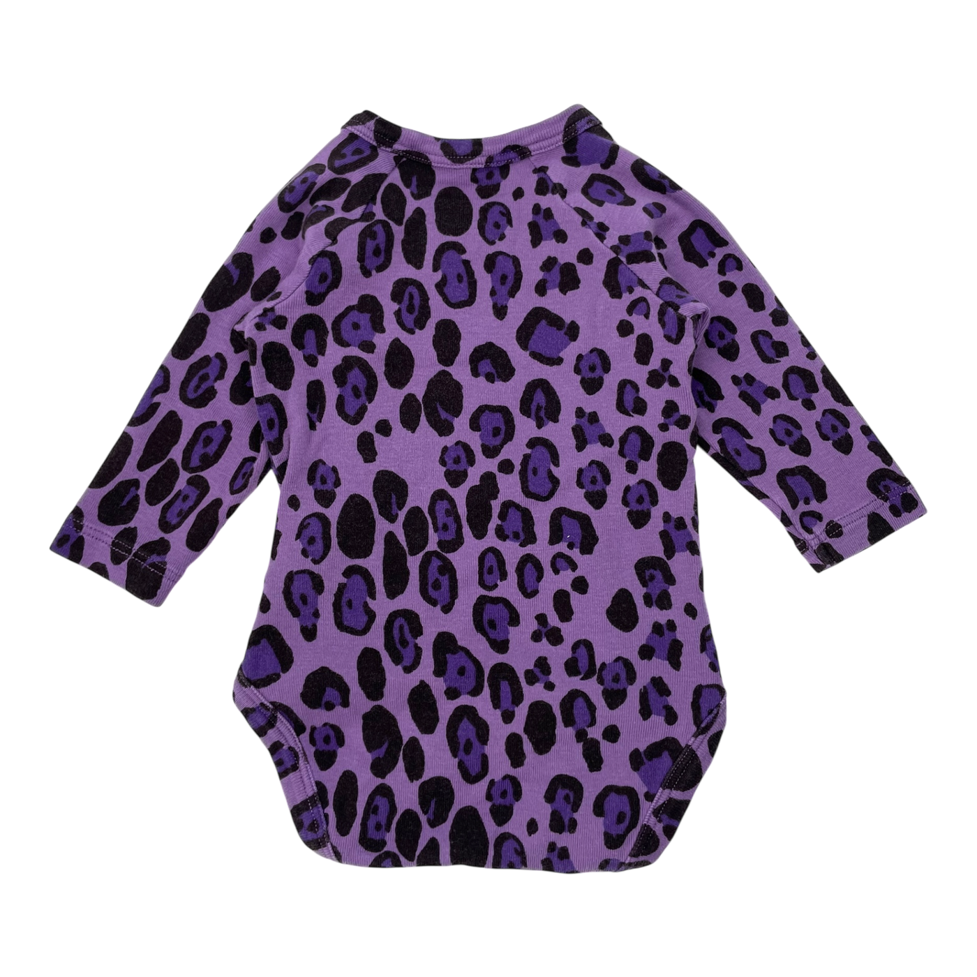 Mini Rodini body, purple leopard | 56cm