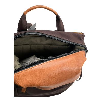 Harold's Bags wax backpack, brown/cognac