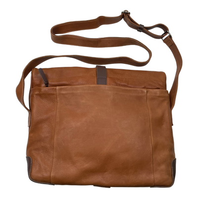 Harold's Bags mount ivy messenger bag, cognac