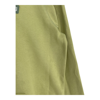 Makia bolton sweatshirt, light green | unisex M