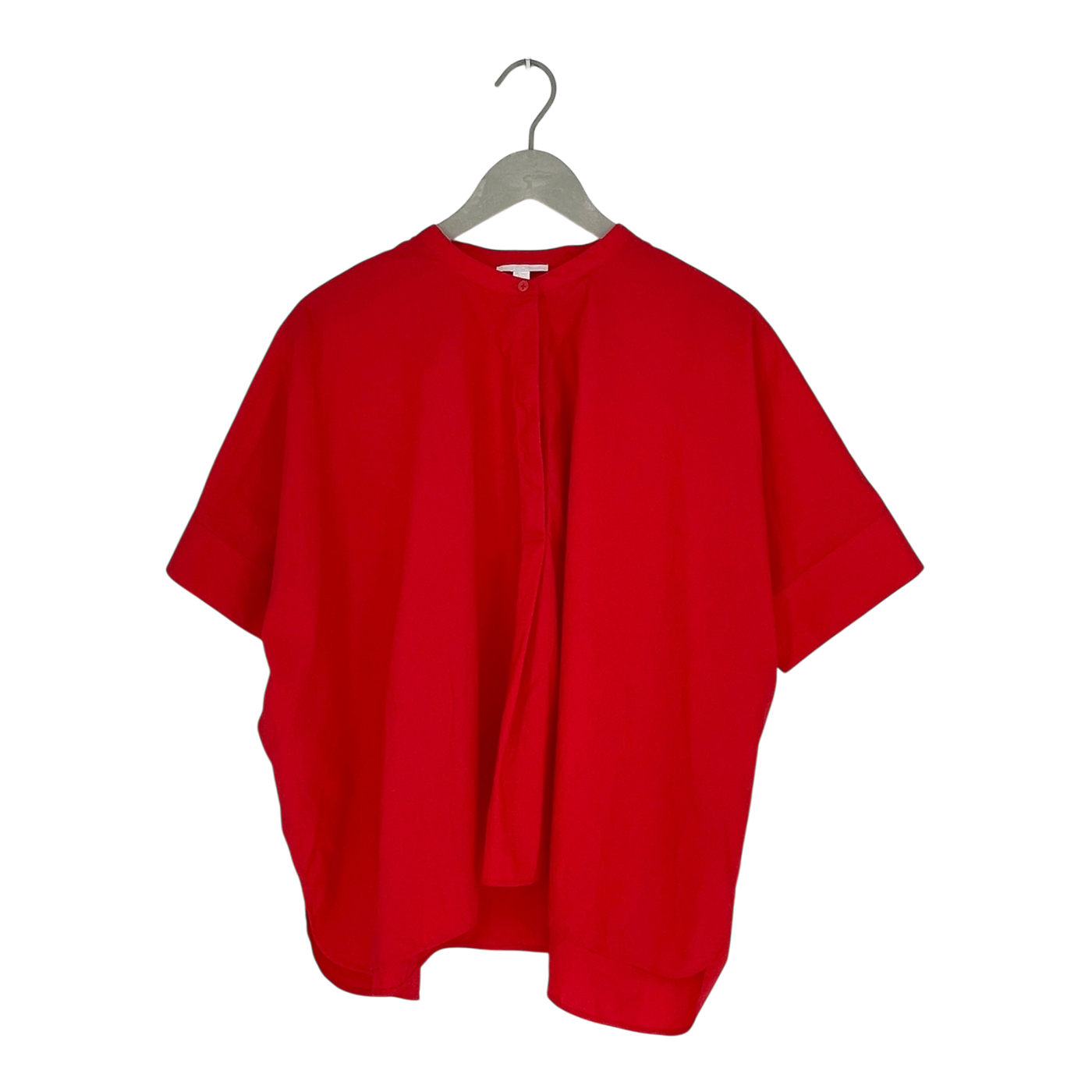 COS oversize button up shirt, red | woman M