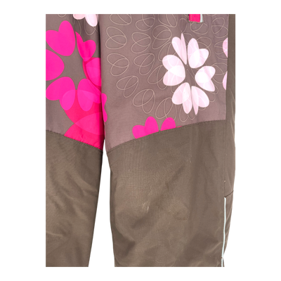 Reima scenic winter overall, flowers | 122cm