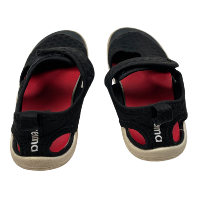 Reima rantaan barefoot sandals, black | 28