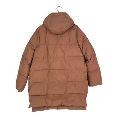 Embassy of Bricks and Logs fargo puffer jacket, shadow rose | unisex S