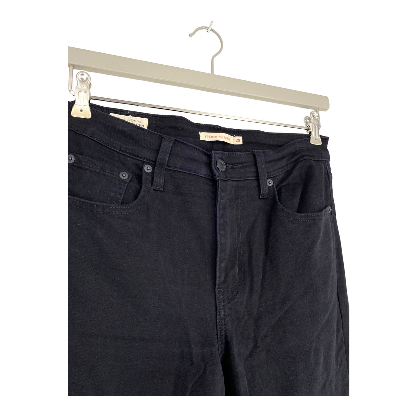 Levi's 725 high rise bootcut jeans, black | woman W29 L30