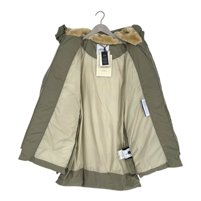 Embassy of Bricks and Logs Lyndon puffer jacket, pale olive | woman S