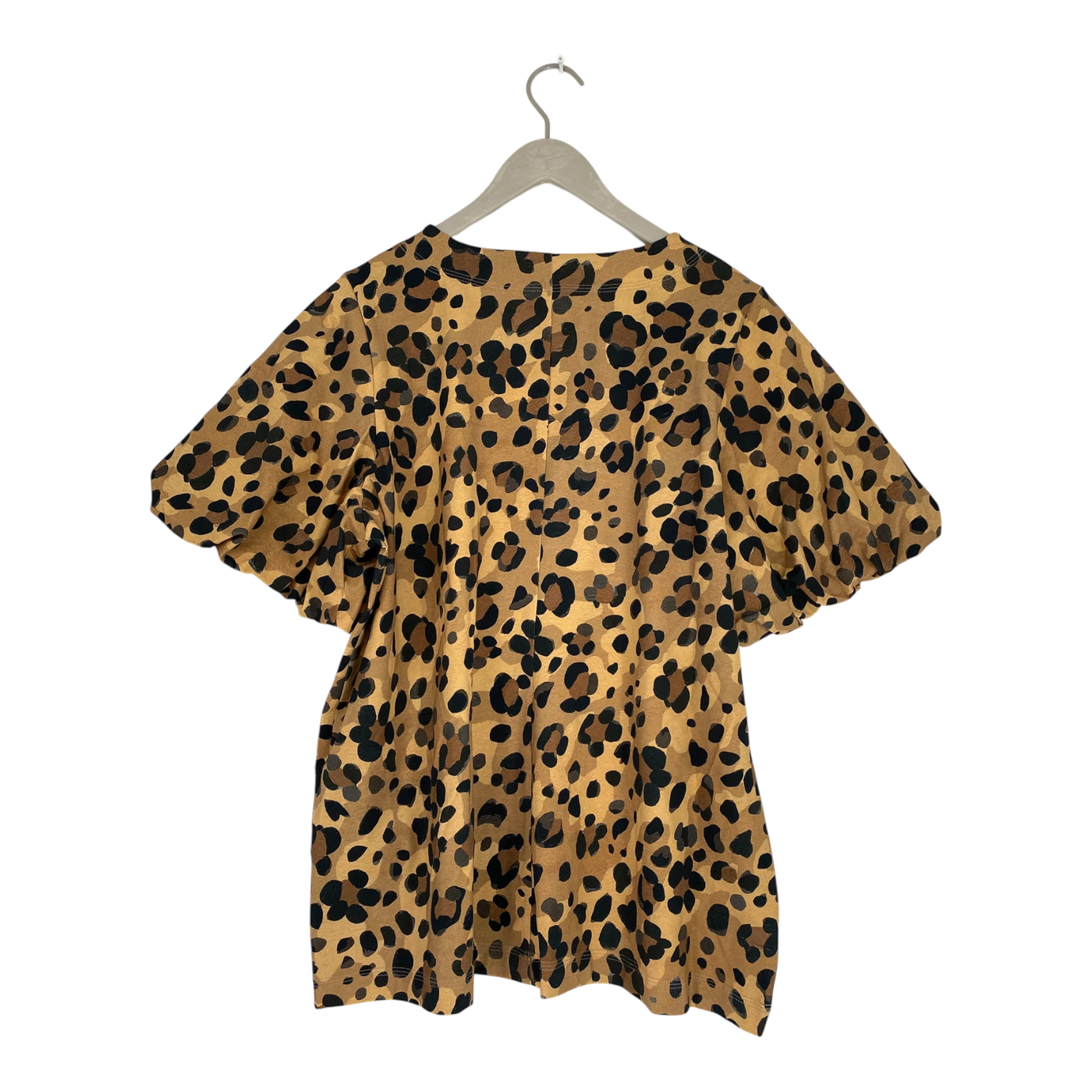 Ommellinen puffipaita t-shirt, leopard | woman XXL