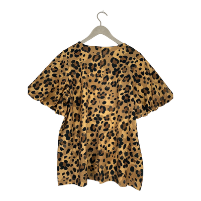 Ommellinen puffipaita t-shirt, leopard | woman XXL