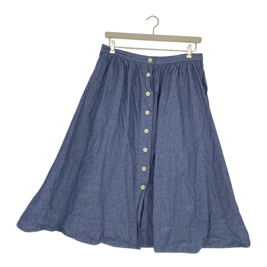 Kings of Indigo jean skirt, blue denim | woman L