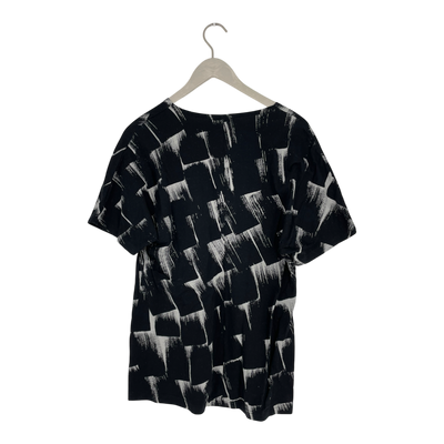 Marimekko tuura t-shirt, black/grey | woman XL