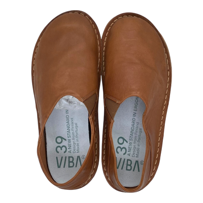 VIBAe Zuma leather shoes, cognac brown | 39