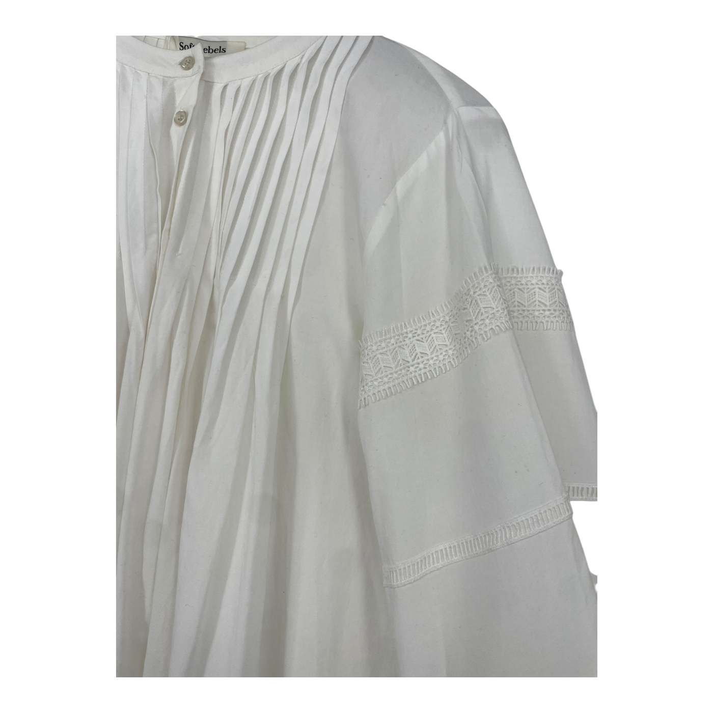 Soft Rebels lace shirt dress, white | woman S