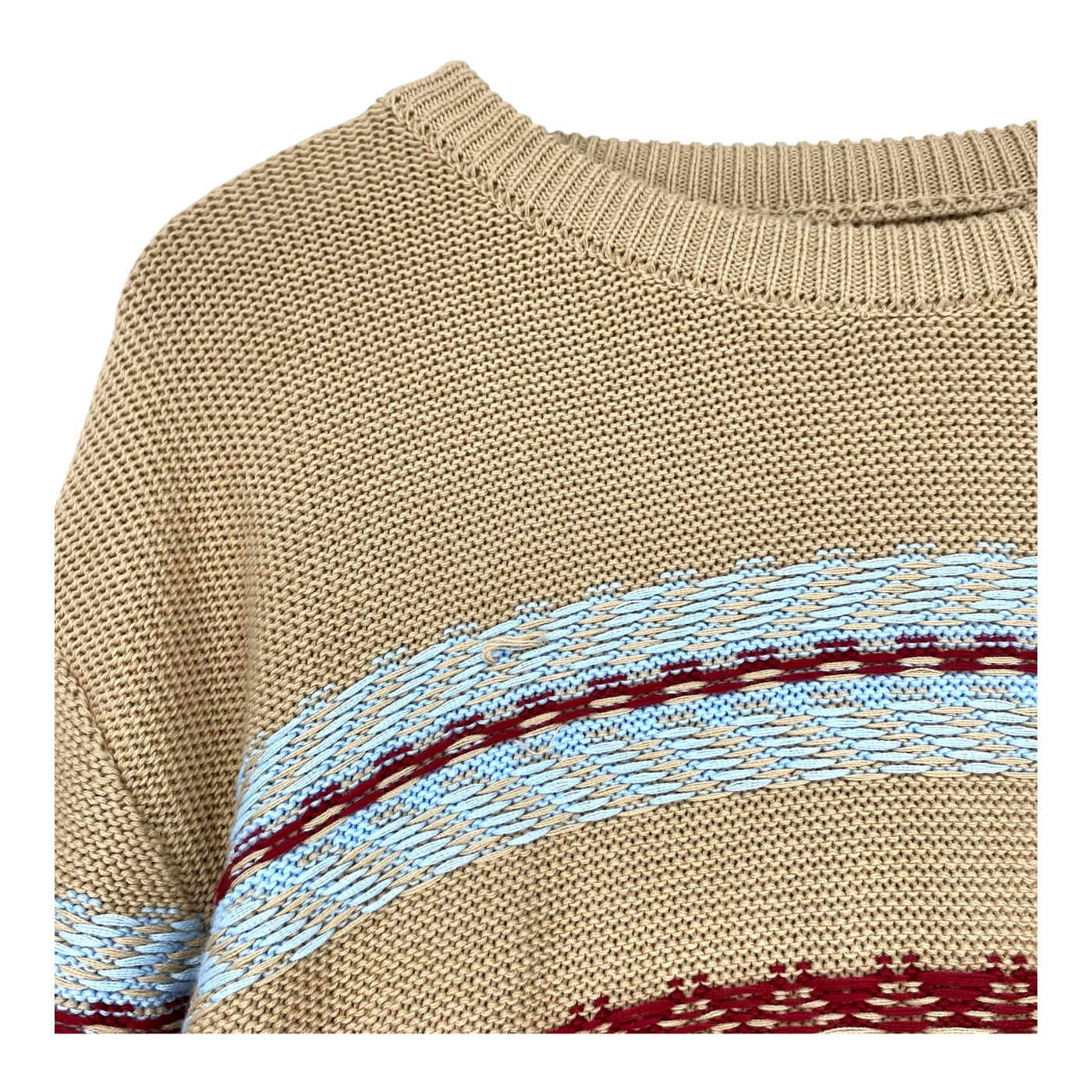 Makia houonds knit sweater, stripes | man M