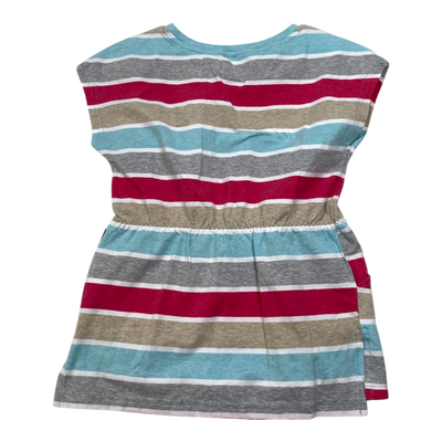 Reima t-shirt dress, stripes | 104cm