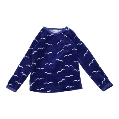 Metsola terry shirt, dark blue | 98cm