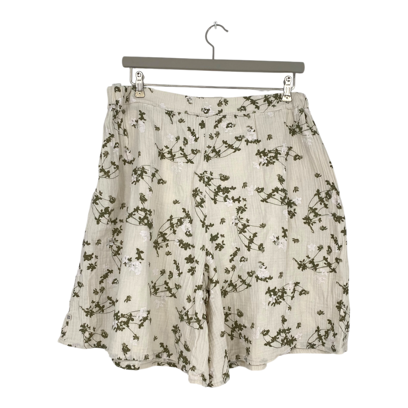 Kaiko wide leg muslin shorts, clover blossom | woman XL