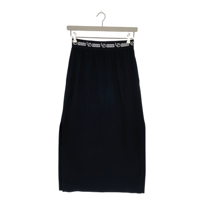 Uhana long sport skirt, black | woman L