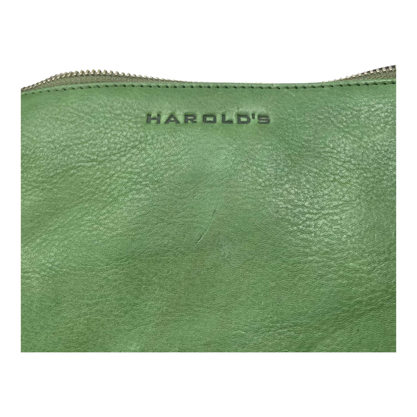 Harold's Bags leather chaza crossbag medium, olive