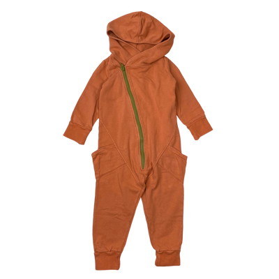 Gugguu sweat jumpsuit, orange | 92cm