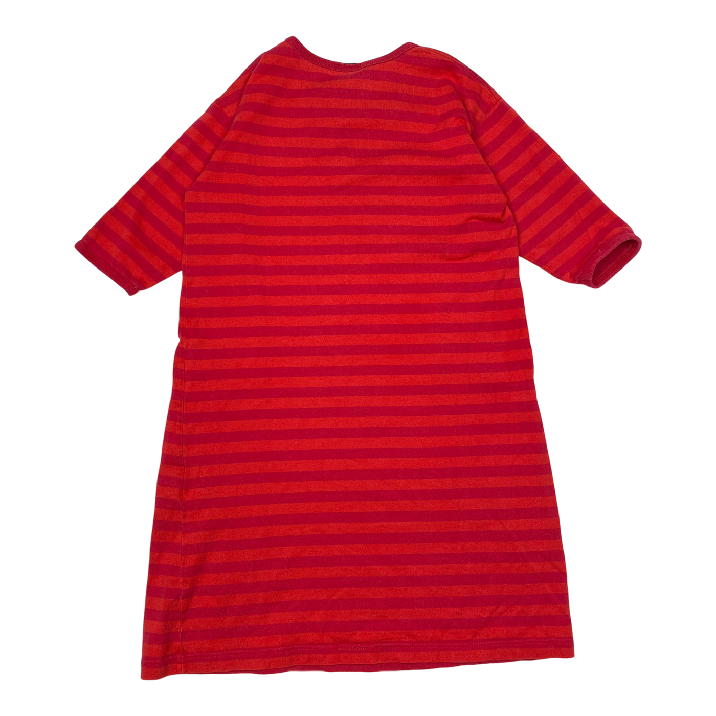 Marimekko vintage stripe night dress, red | 90cm