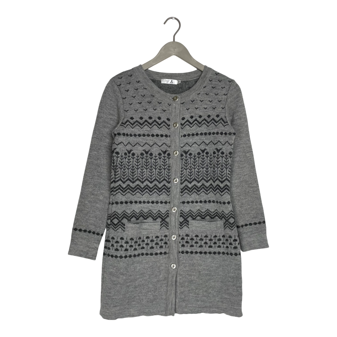 Alpa blackbird cardigan, grey | woman S