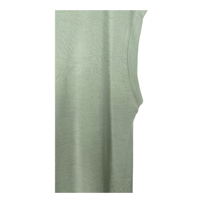 North Outdoor short sleeve merino dress, tea green | woman XXL