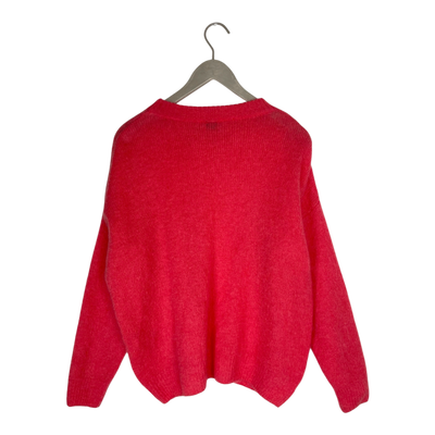 R-collection anna mohair knit, coral | women M