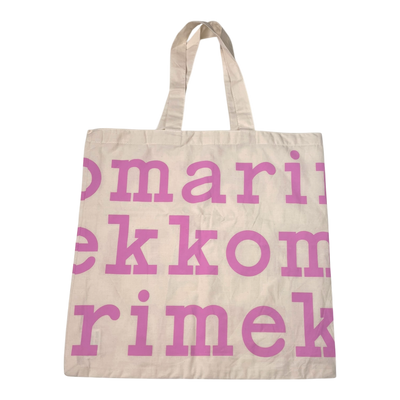 Marimekko logo bag, pink | onesize