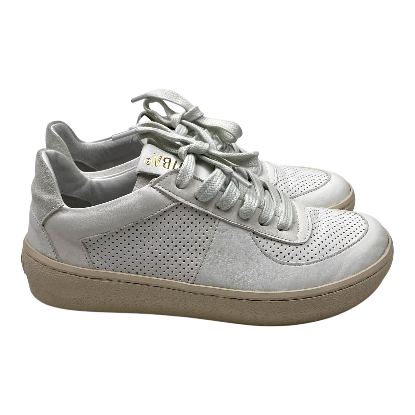 VIBAe London Bio leather sneakers, white | 39