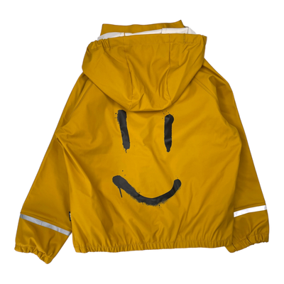 Molo zet rain jacket, mustard | 110/116cm