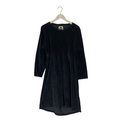 Morico velour dress, black | woman M