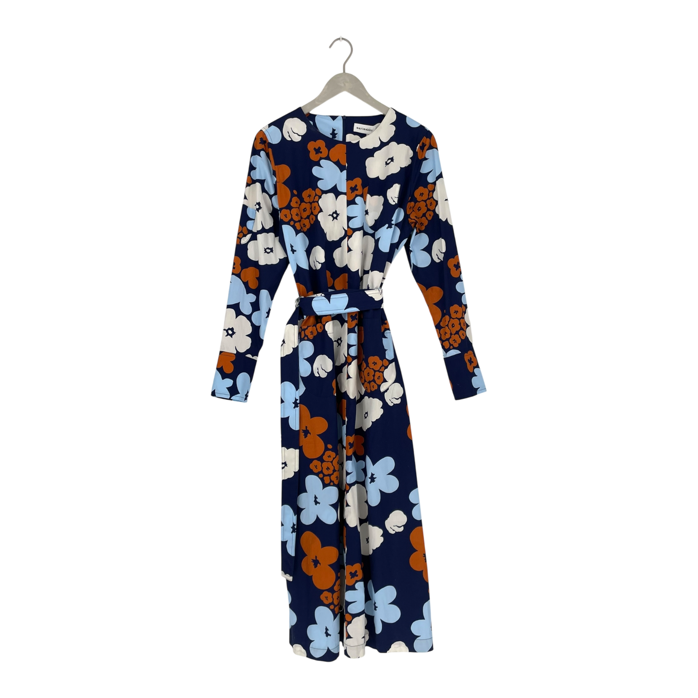 Marimekko heila keväättalkoot dress, blue flowers | woman 44