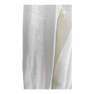 COS linen/silk cardigan, white | woman L