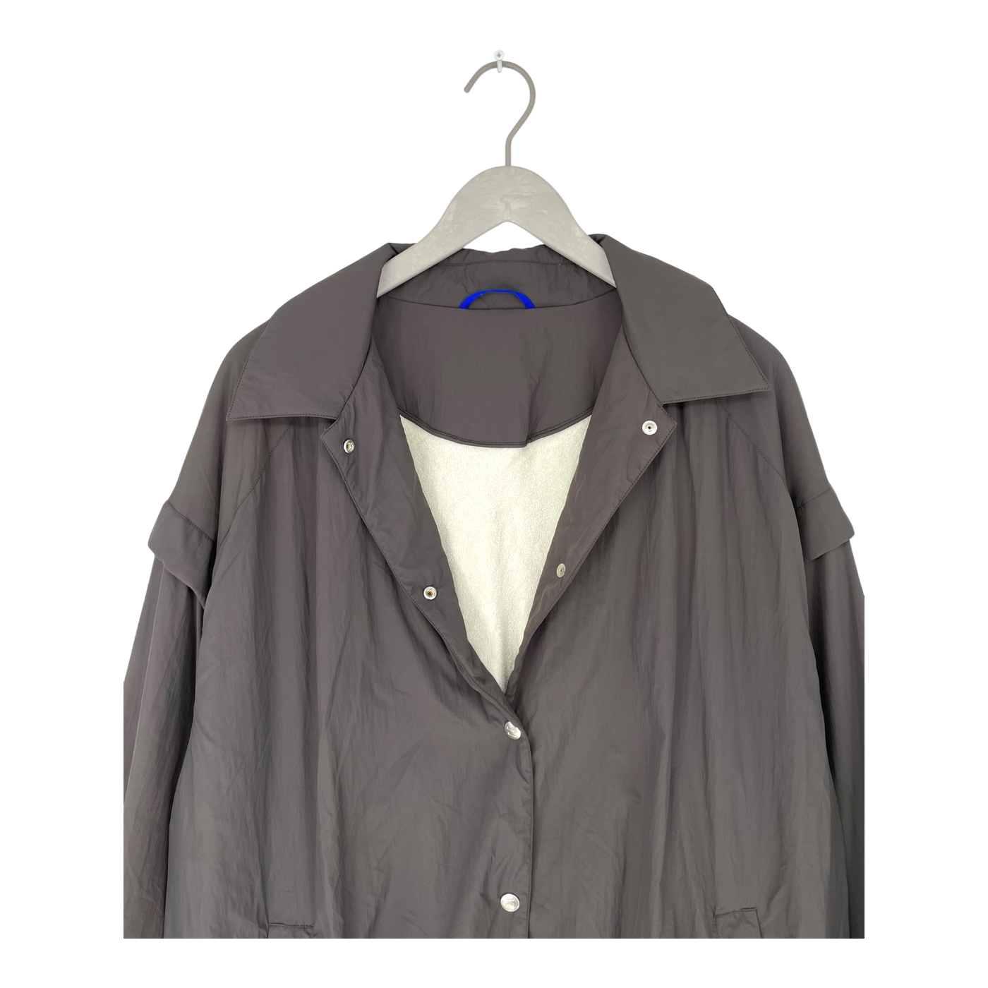 Embassy of Bricks and Logs lucca coach jacket, dark grey | unisex S