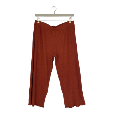Toive wide rib culottes, brown | woman XL