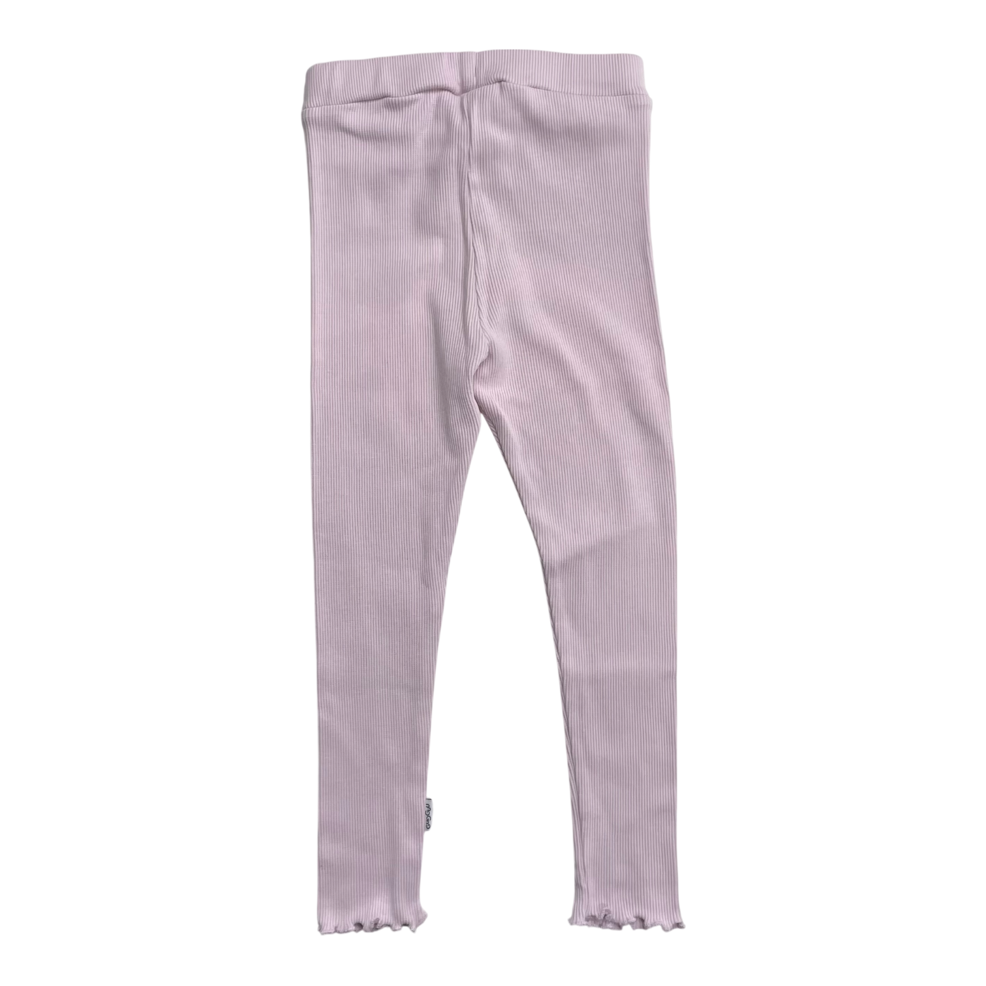 Gugguu rib leggings, misty rose | 92cm