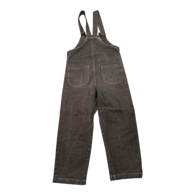 R-Collection denim dungarees, washed grey | 120cm