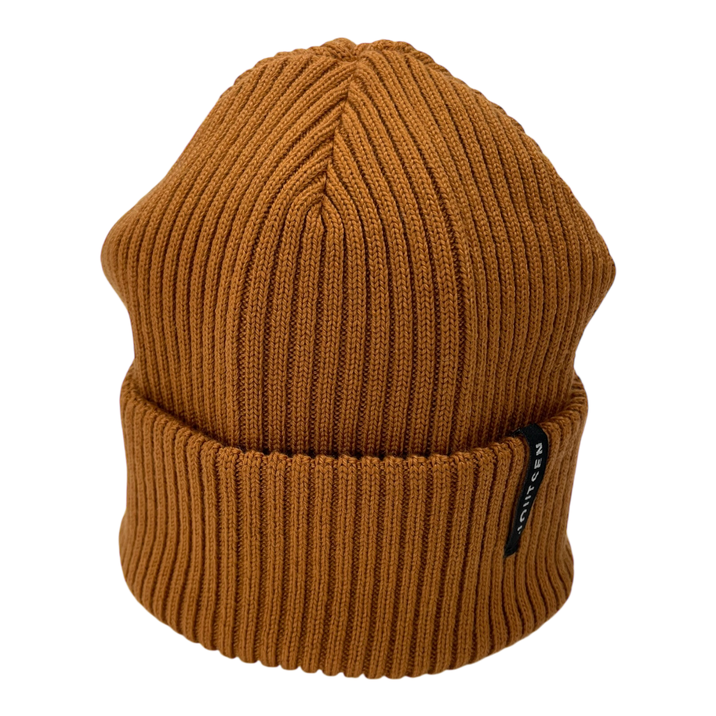 Joutsen knitted merino beanie, caramel brown | woman onesize