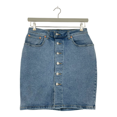 Levi's buttoned jean skirt, light denim | woman W28