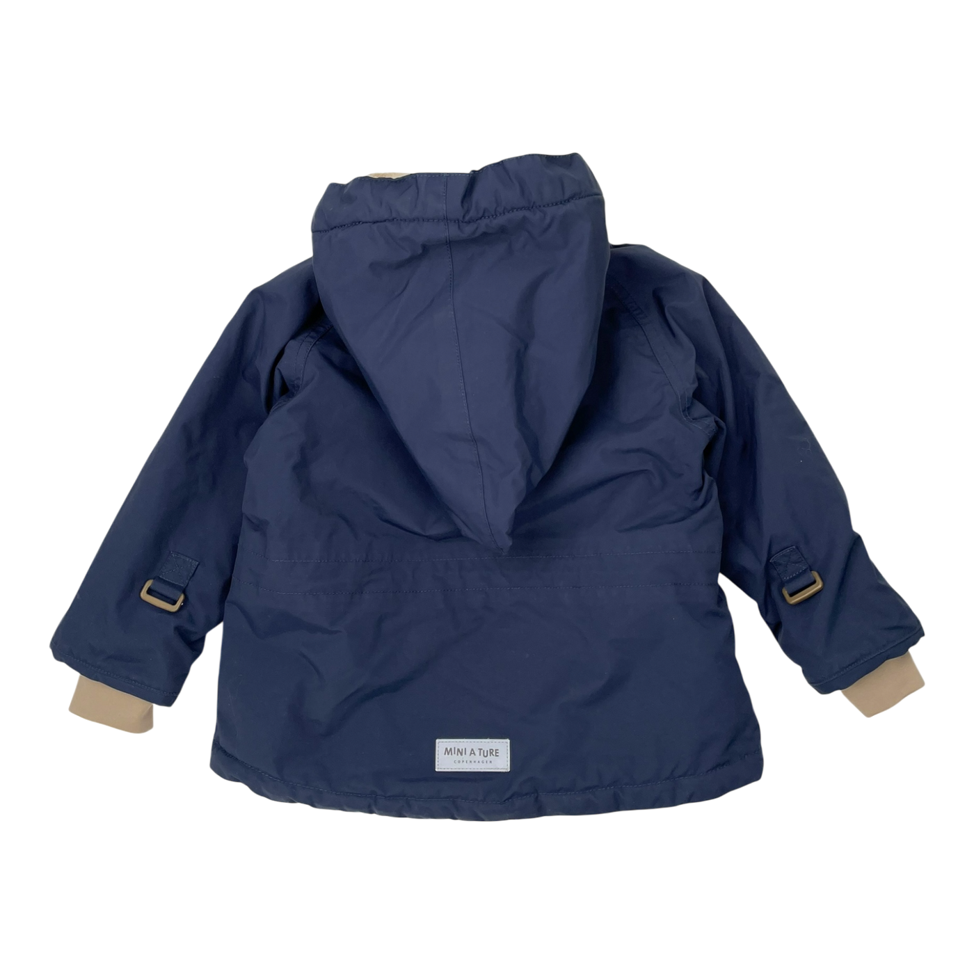 Mini A Ture matwang fleece lined winter anorak, dark blue | 86cm