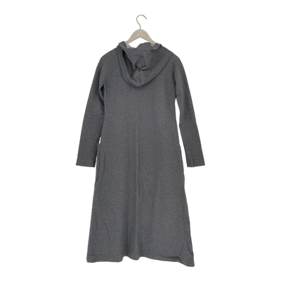 Ommellinen hooded sweat cardigan, grey | woman XS