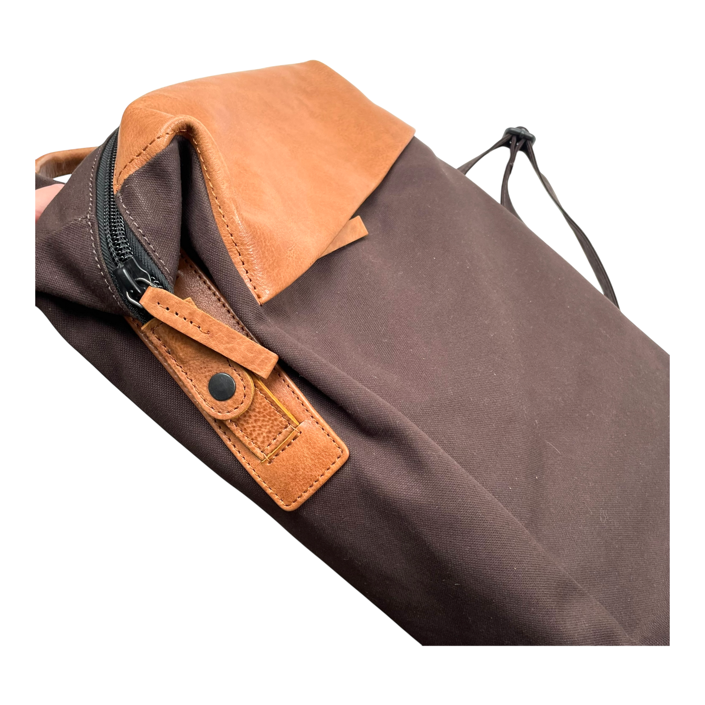 Harold's Bags wax backpack, brown/cognac