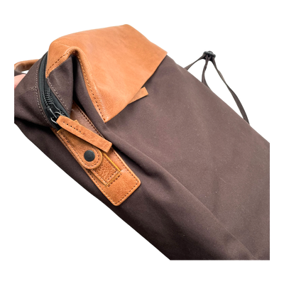 Harold's Bags wax backpack, brown/cognac