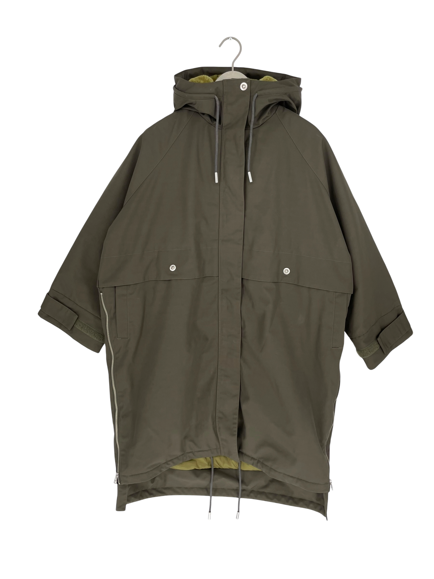 Embassy of Bricks and Logs montenegro parka jacket, brown/green | unisex S